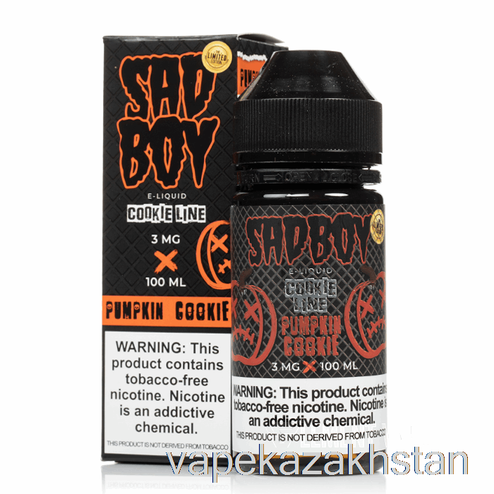 Vape Smoke Pumpkin Cookie - Sadboy - 100mL 3mg